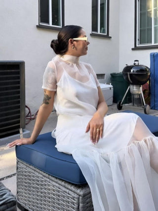 Calluna Dress in White