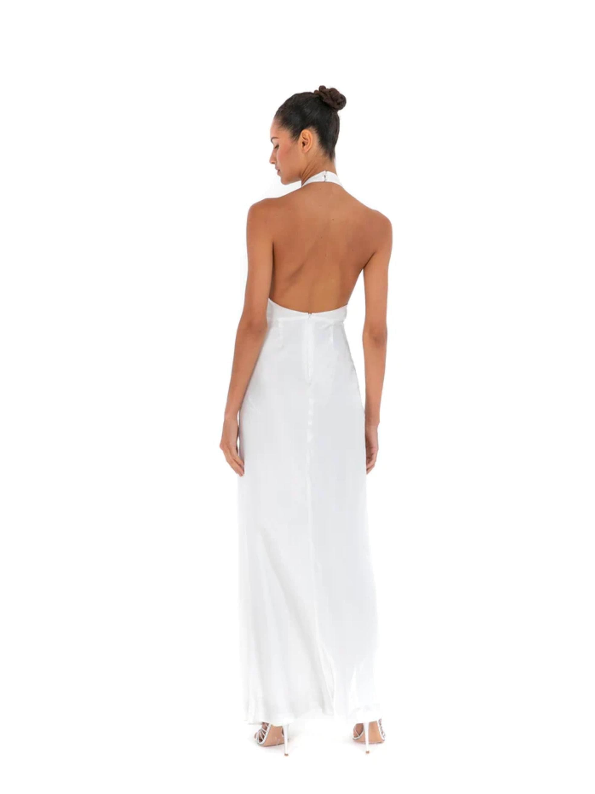 Grayson Gown in Blanc