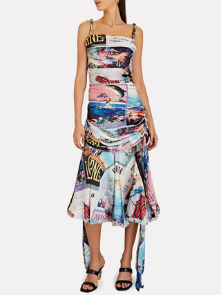 Zimmermann Silk Printed Midi Dress