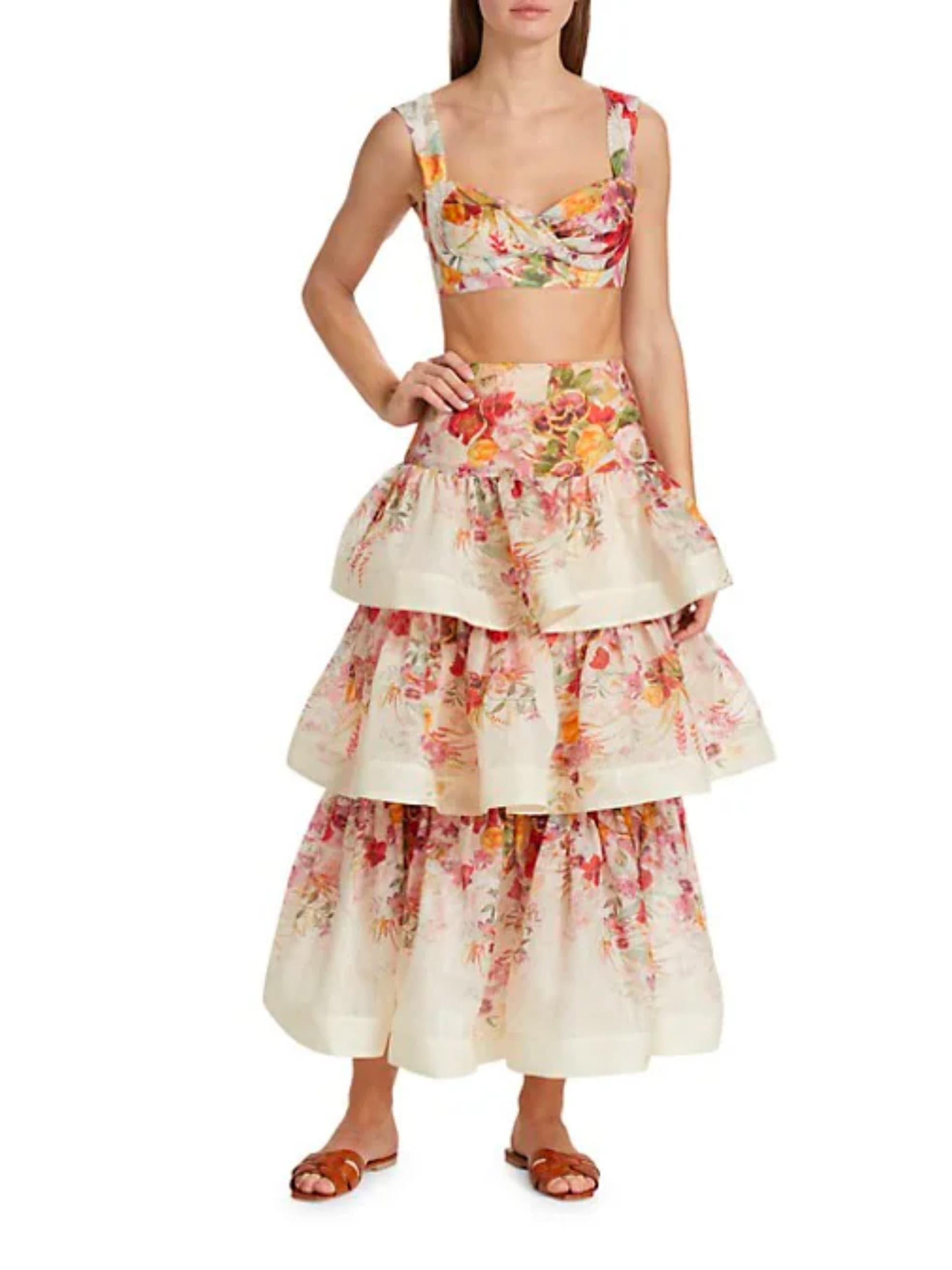 Wonderland Tiered Skirt Set