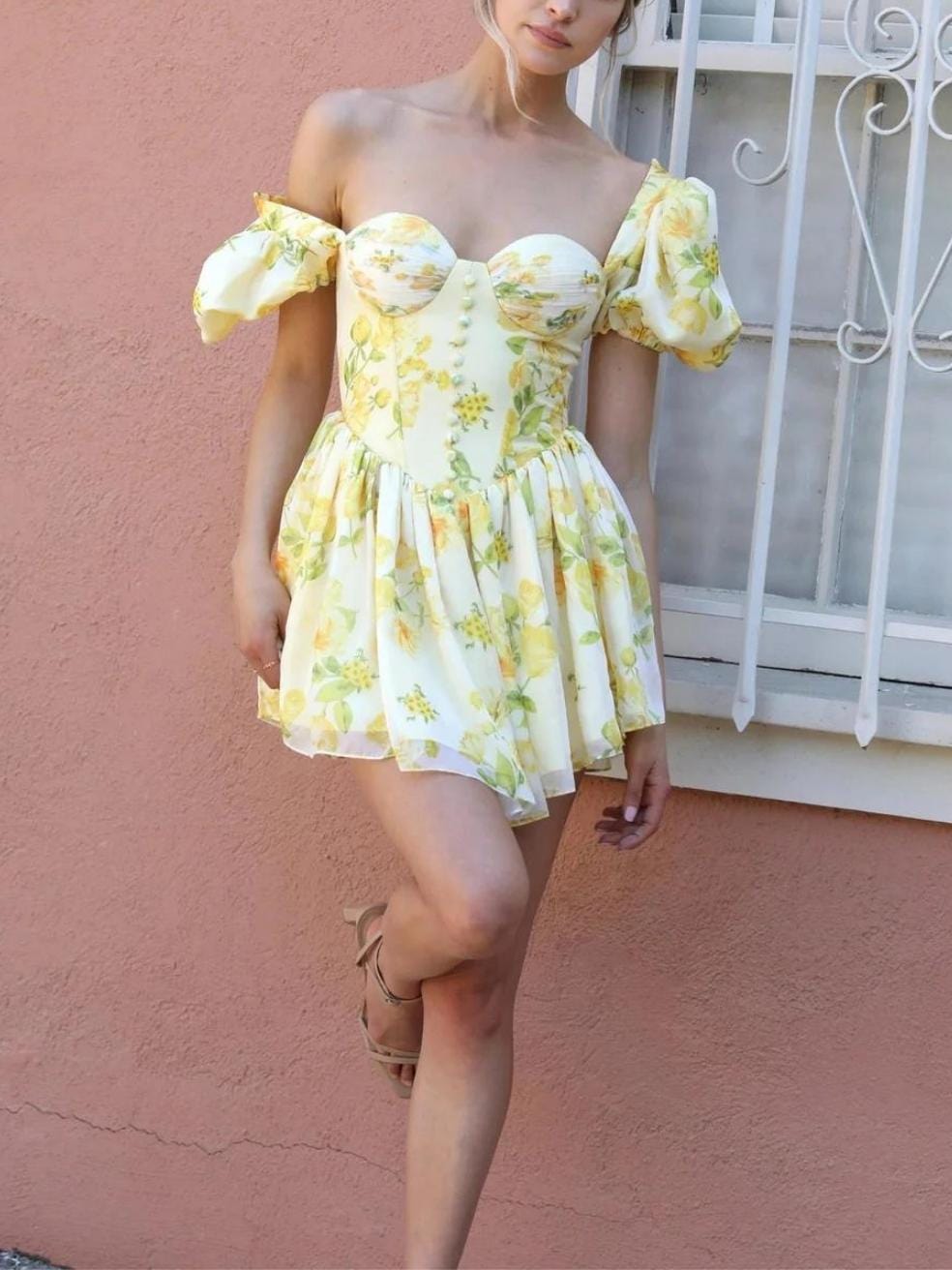 HERE COMES THE SUN Dress in Bright Yellow