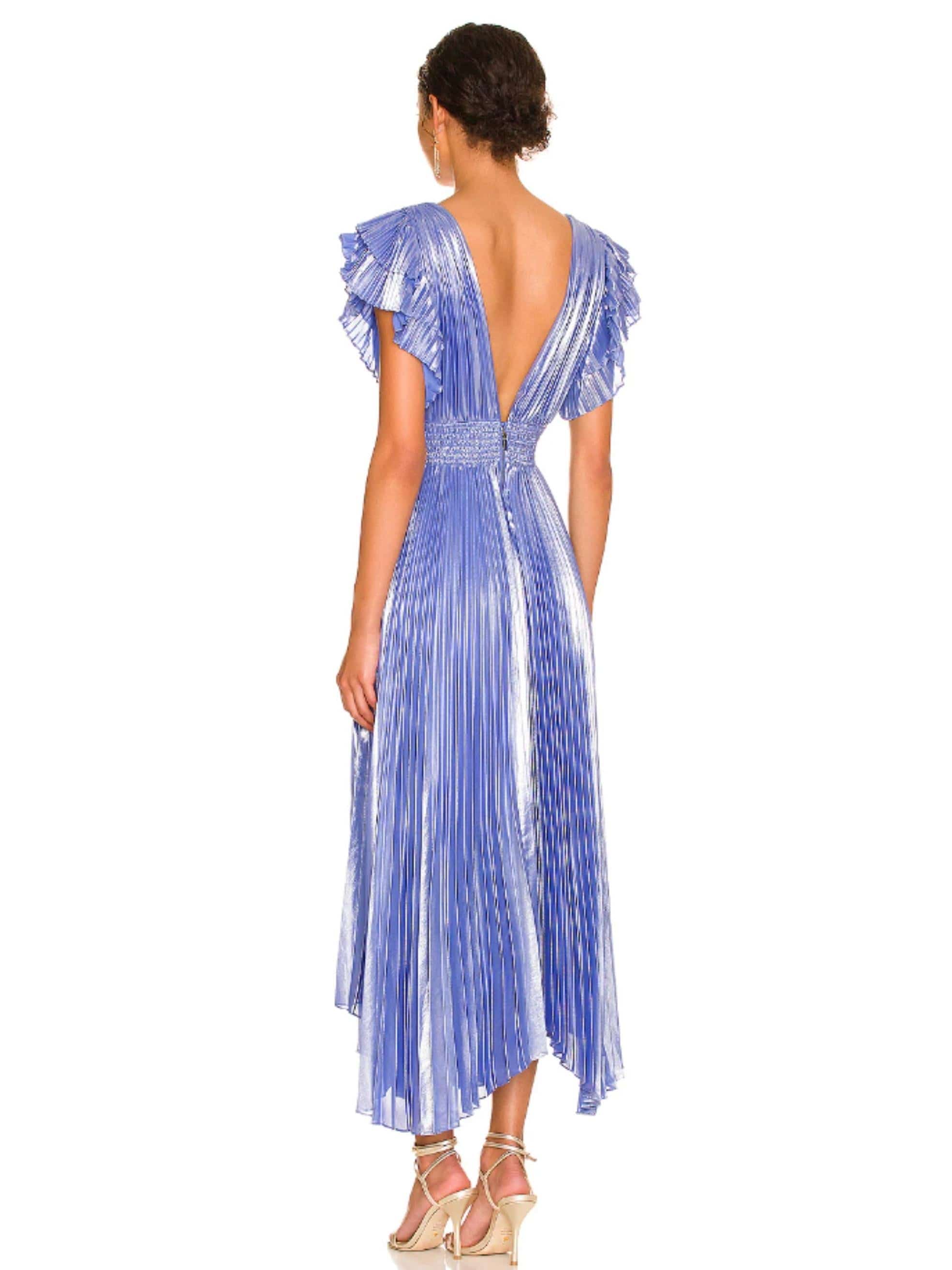 Niesha Midi Dress in Palace Blue