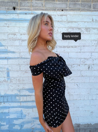 Spot Bow Dress