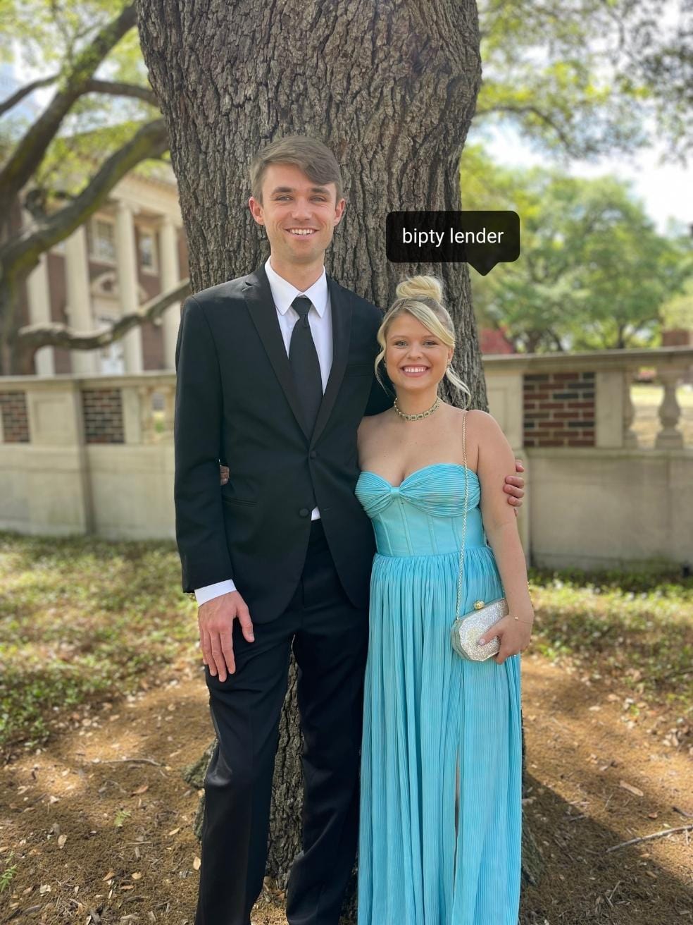 Teal florence dress