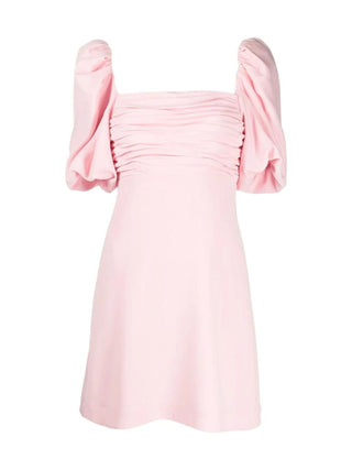Odele Puff Sleeve Dress in Pink