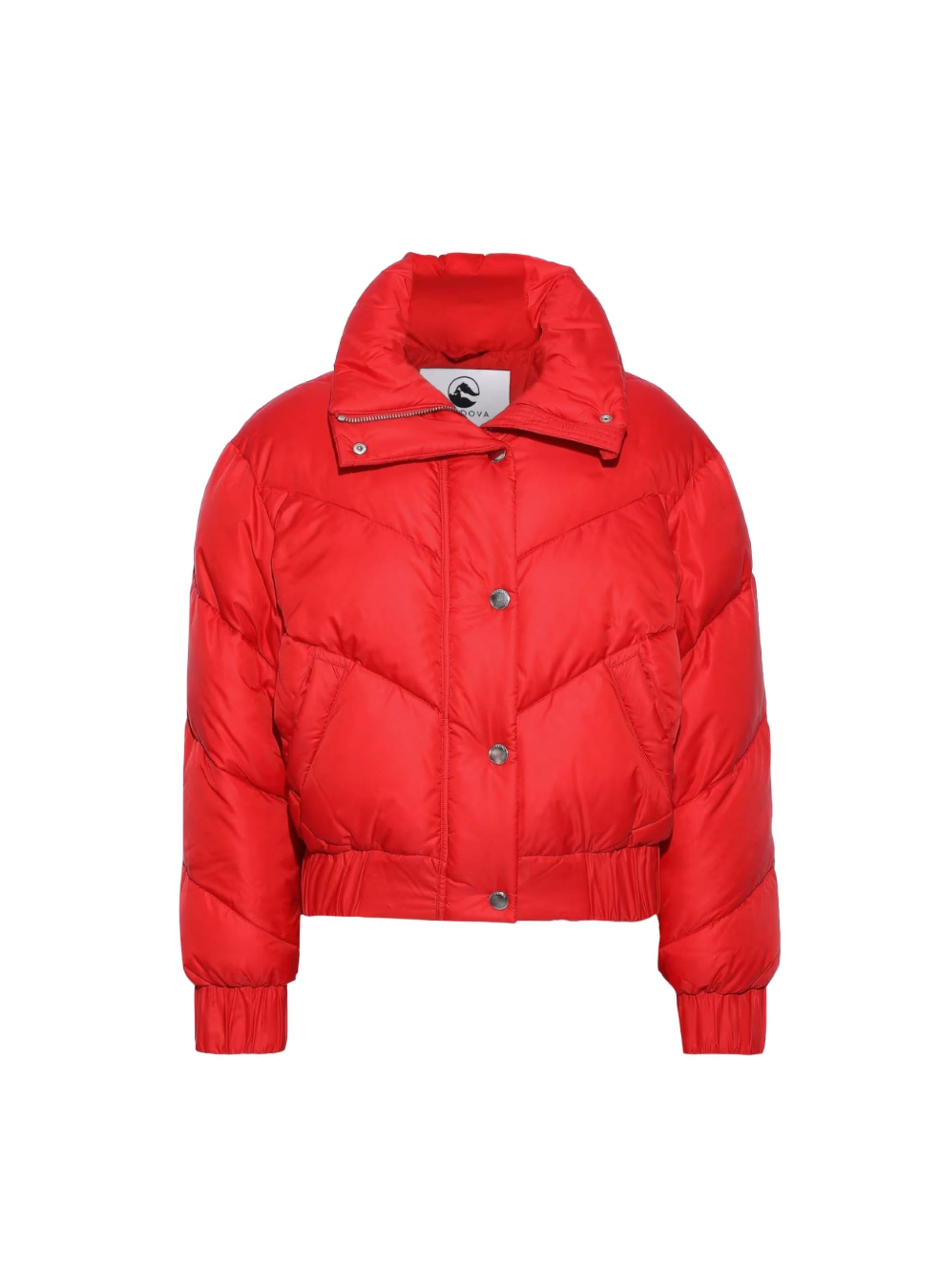 Topshop red clearance puffer coat