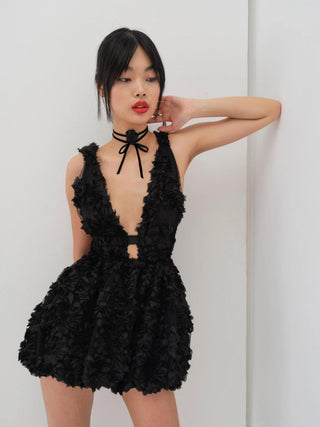 Astrid Mini Dress in Black