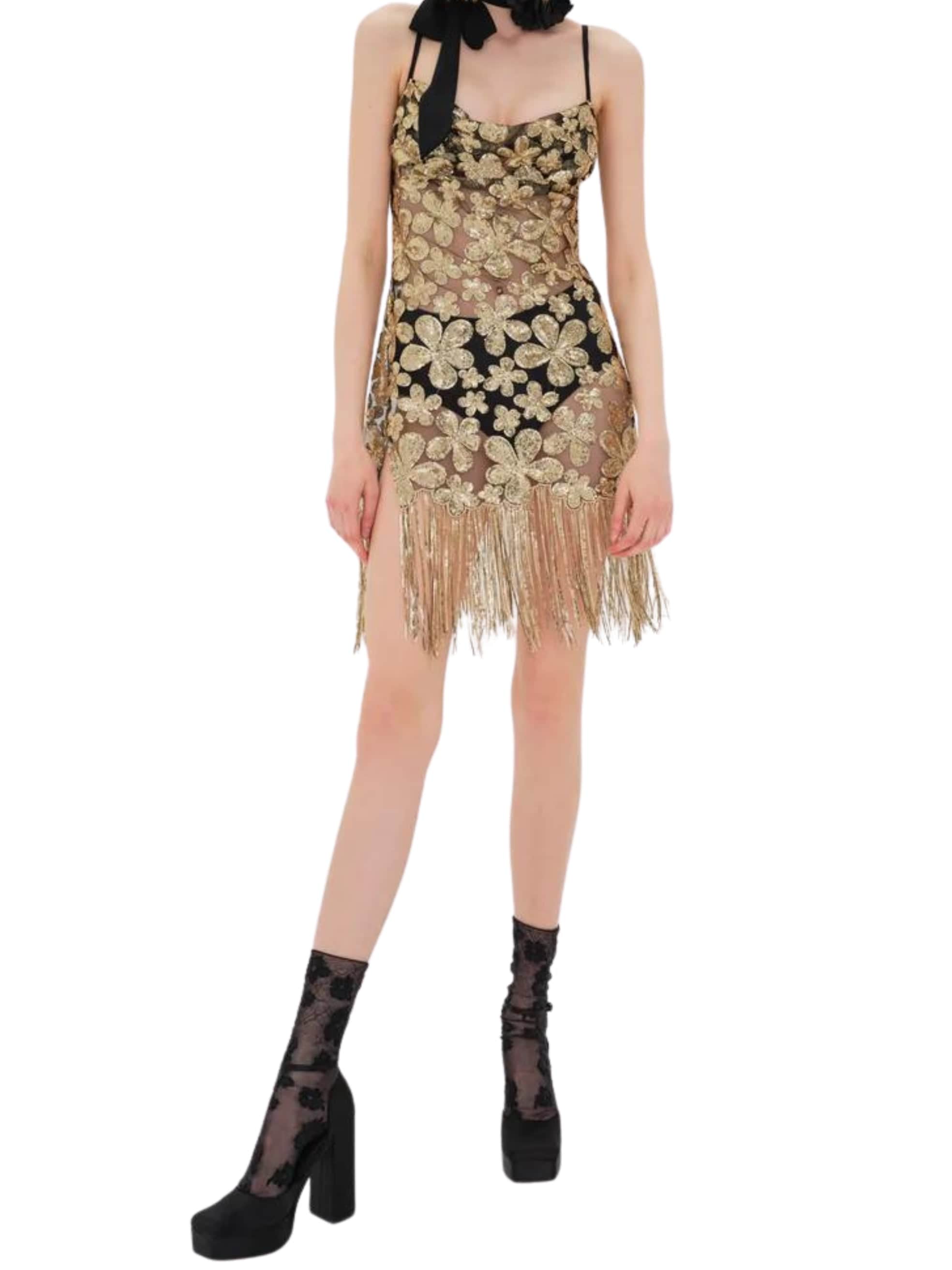 For Love & Lemons Colette Mini Dress XS