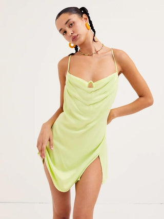 Viv Mini Dress in Green