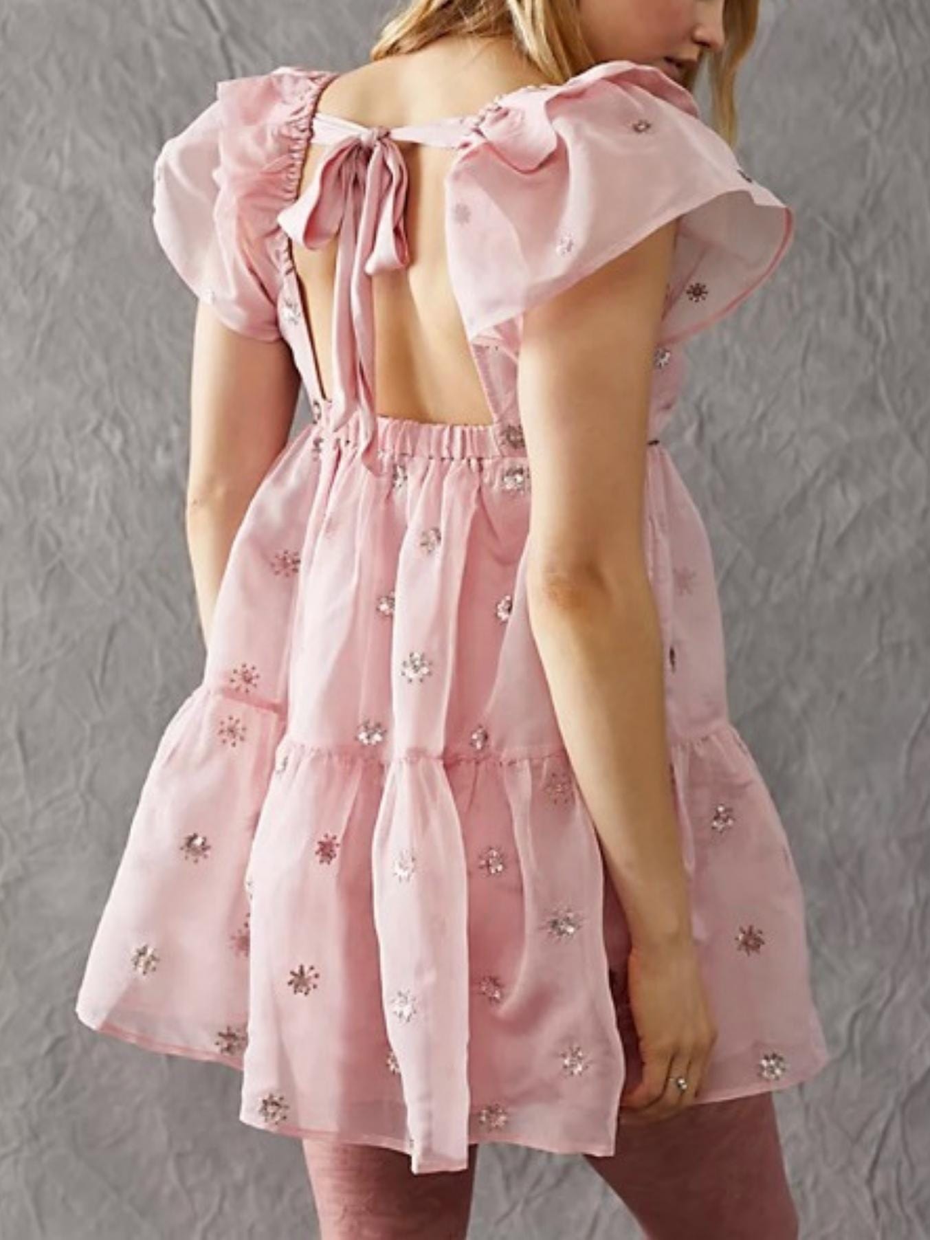 Maude Mini Dress in Pink