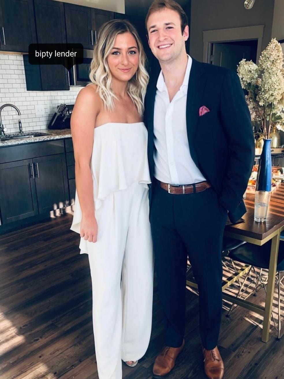Halston Jumpsuit in White