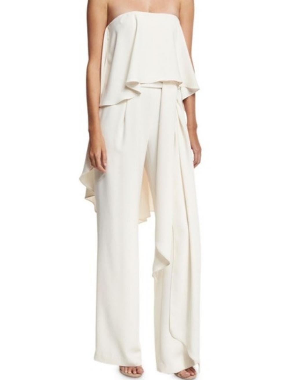 Halston Jumpsuit in White