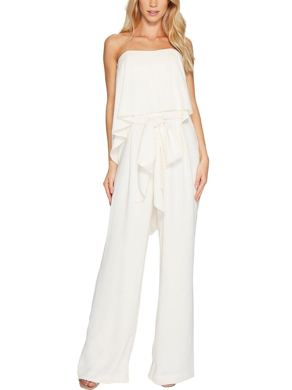 Halston Jumpsuit in White