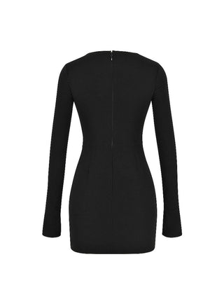 Elize Black Mini Dress