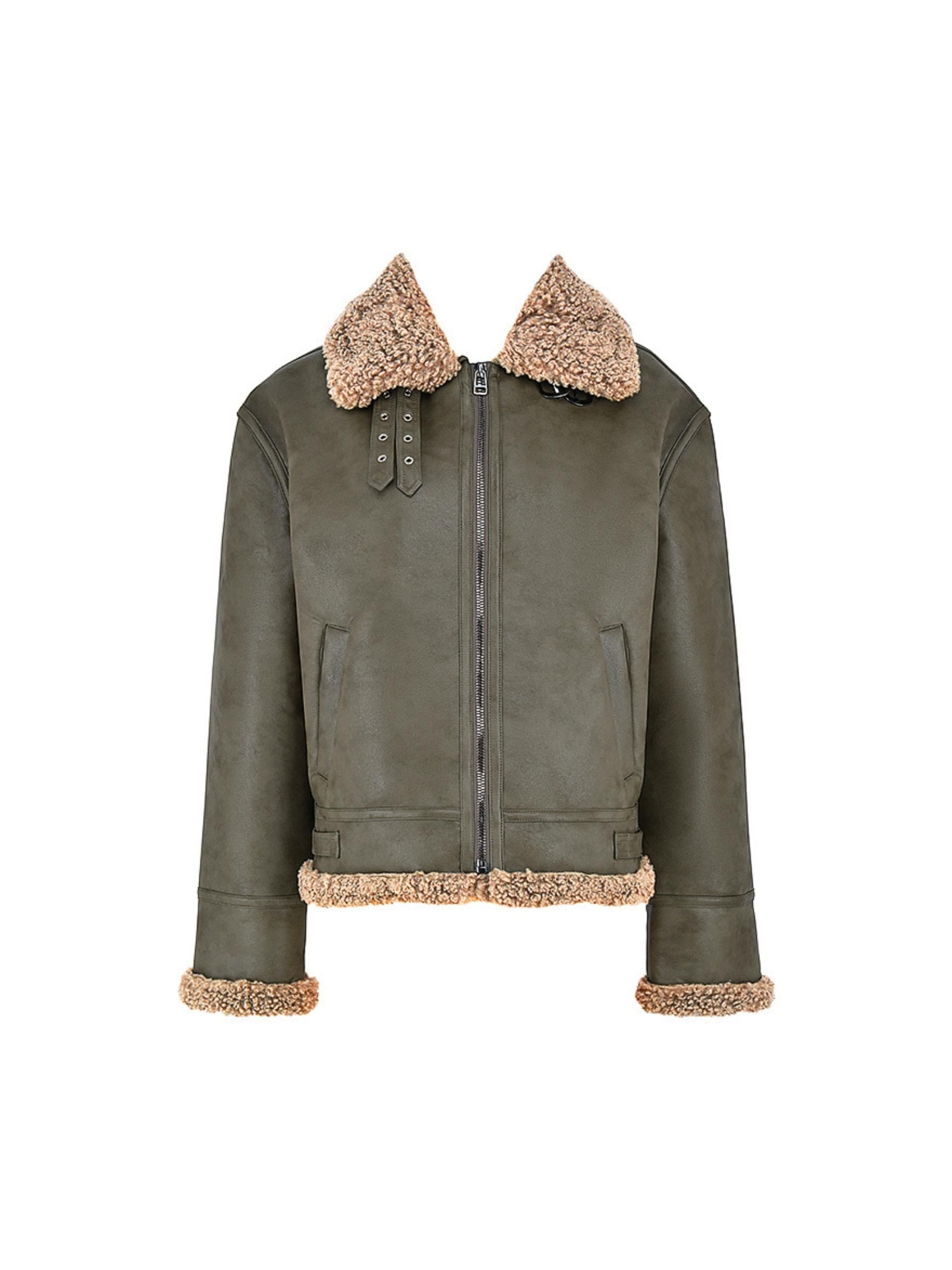 Vegan aviator clearance jacket