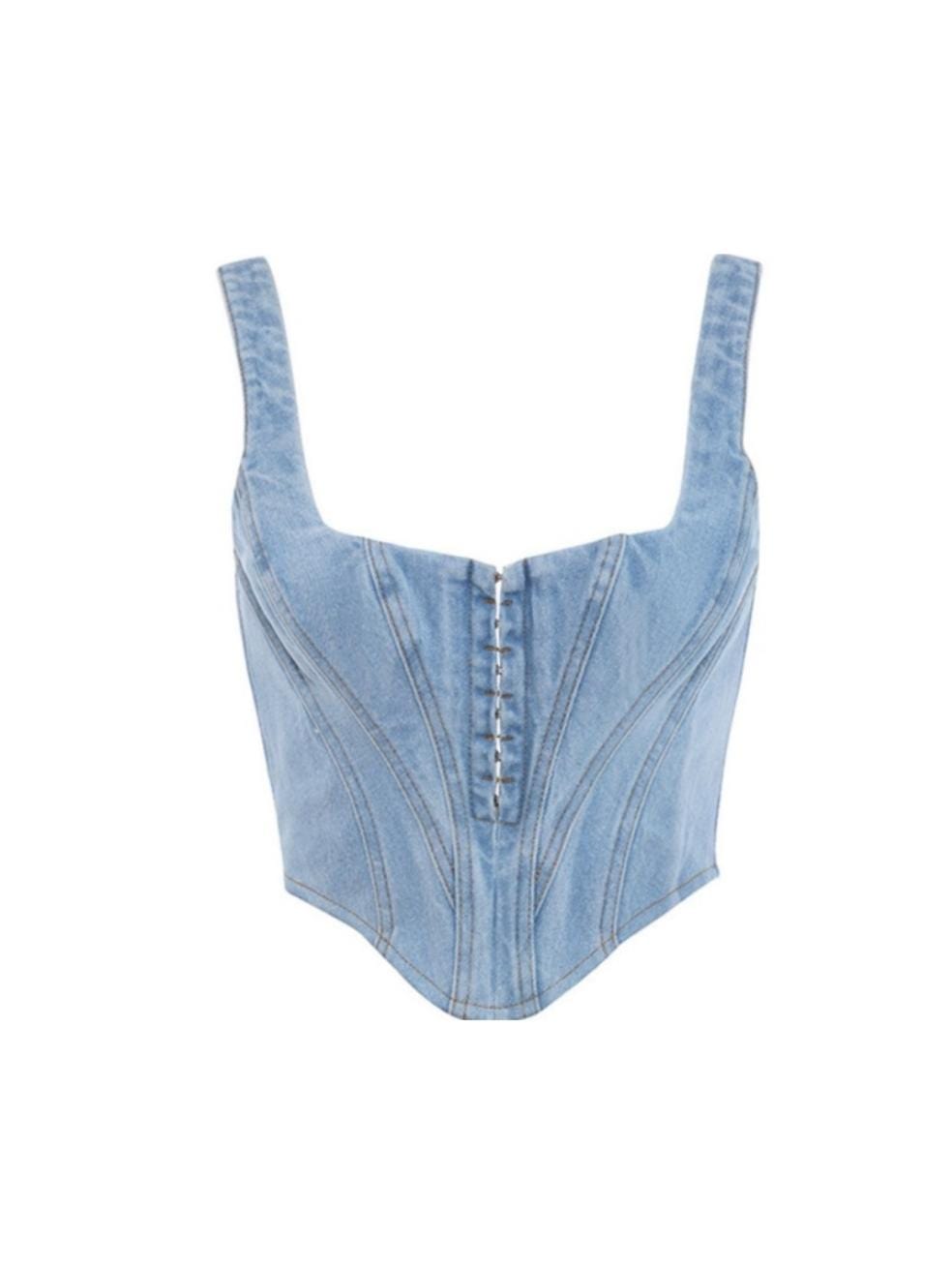 Sibille Denim Corset