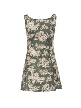 Miaou Ginger Dress in Miss Toile