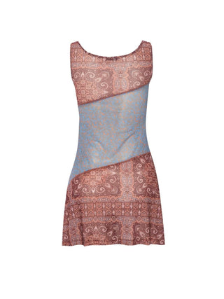 Ginger Periwinkle Paisley Dress