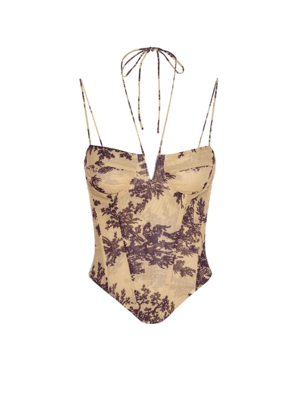 Aphex Corset in Gold Toile