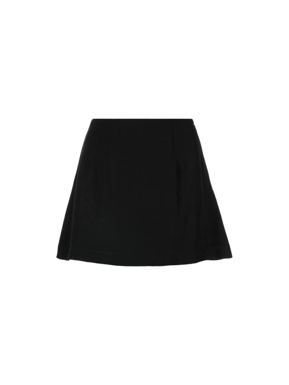 High Waist Mini Skirt in Black