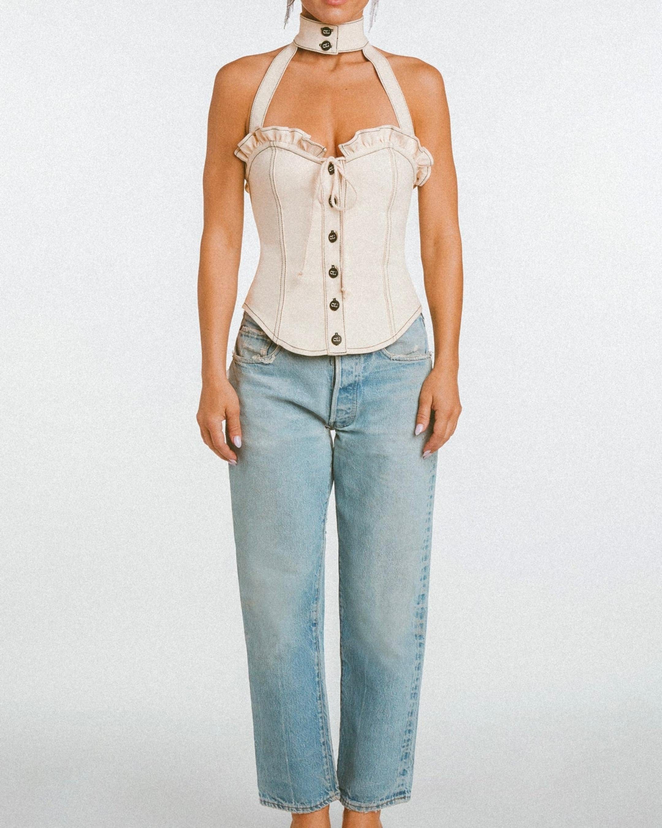 Denim Bustier