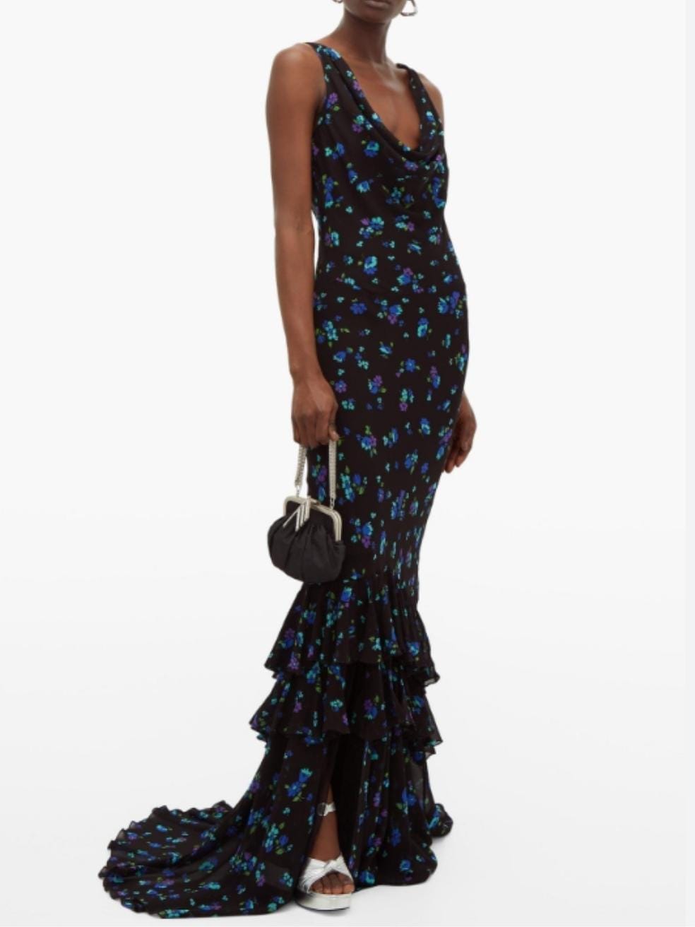 Santiago Chiffon Crepe Gown