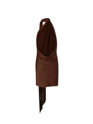 Serafia Dress in Brown