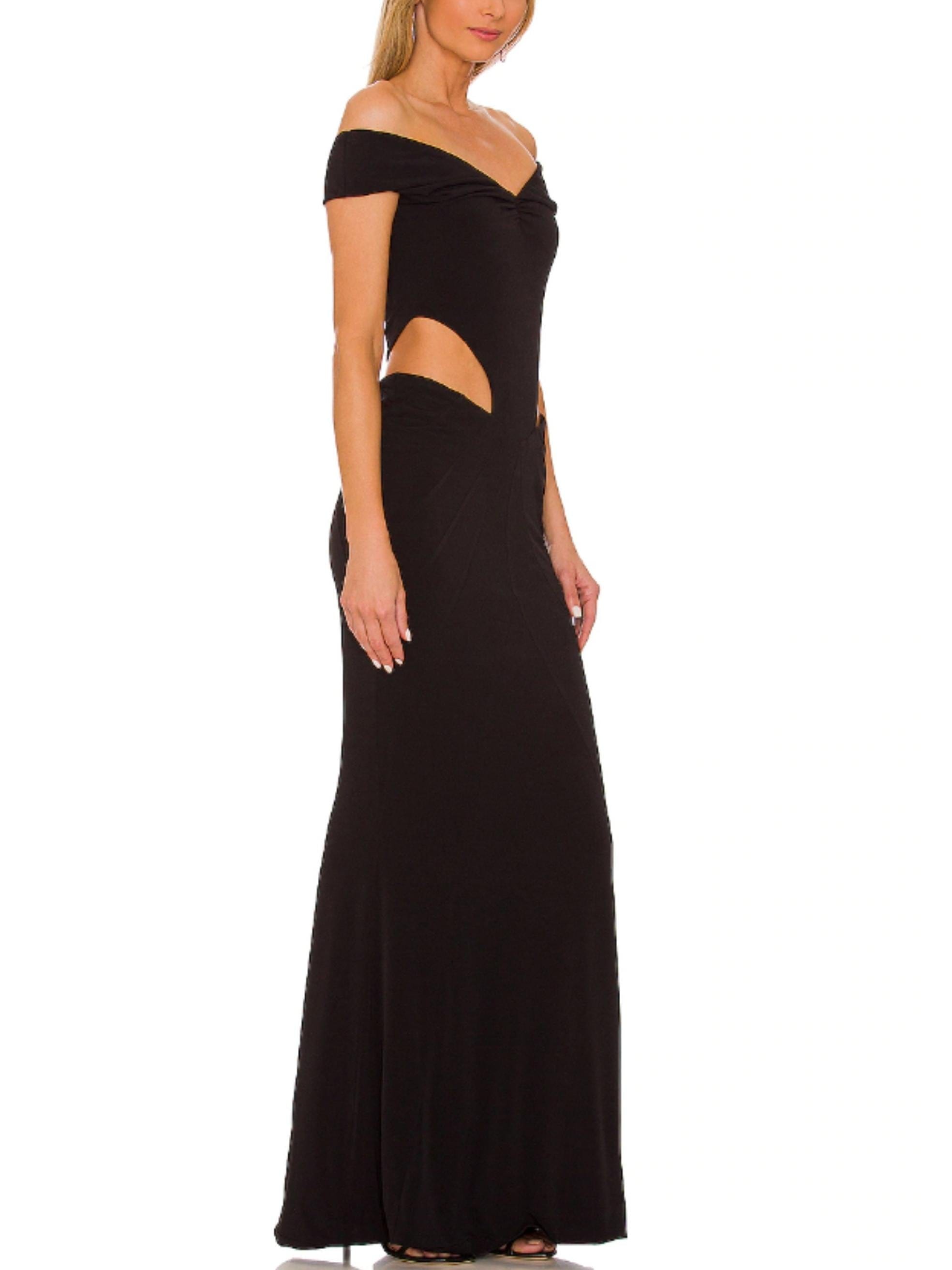 Retrofete Giada Dress in Black Size XS