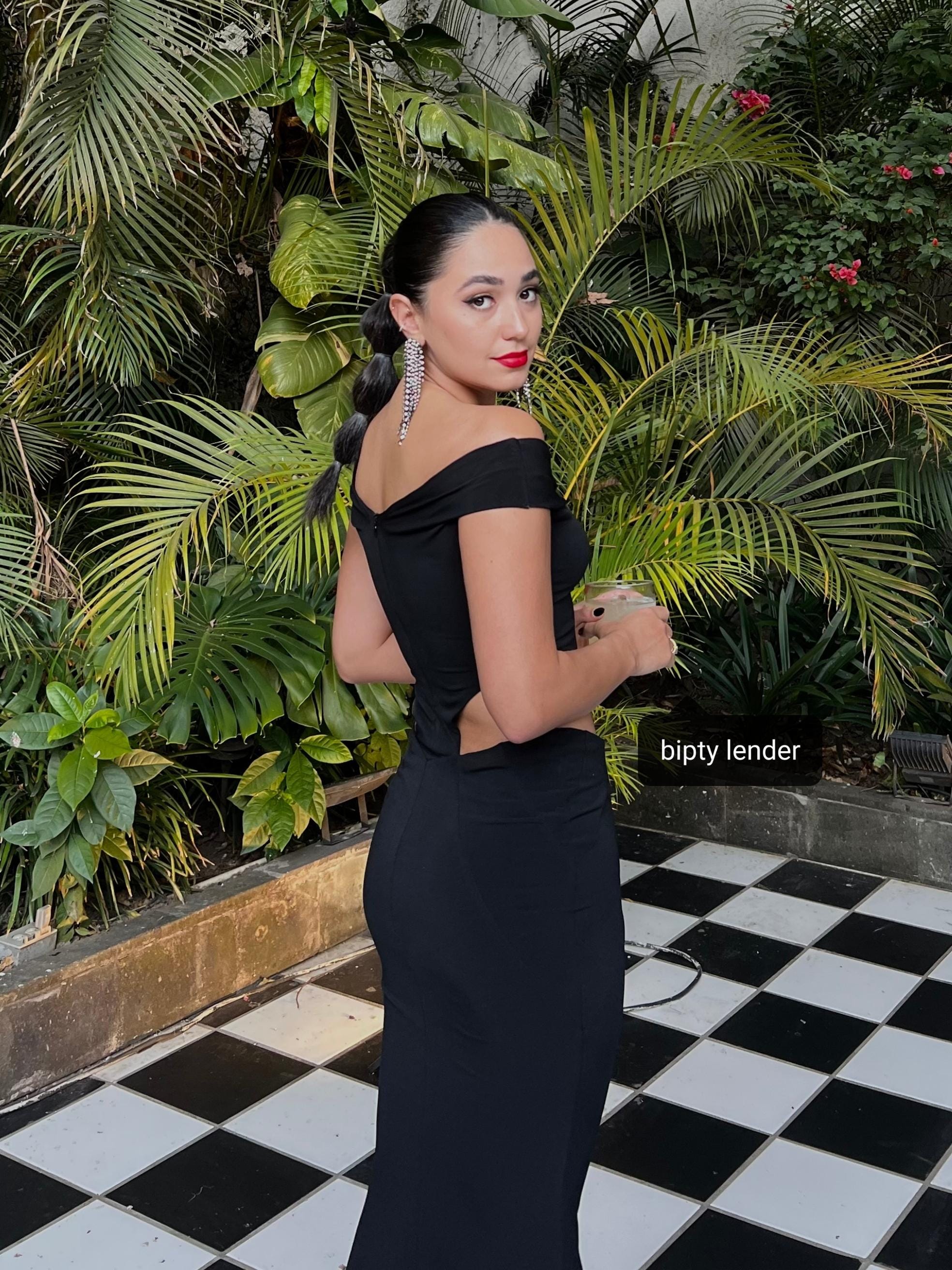 Gaida Dress in  Black