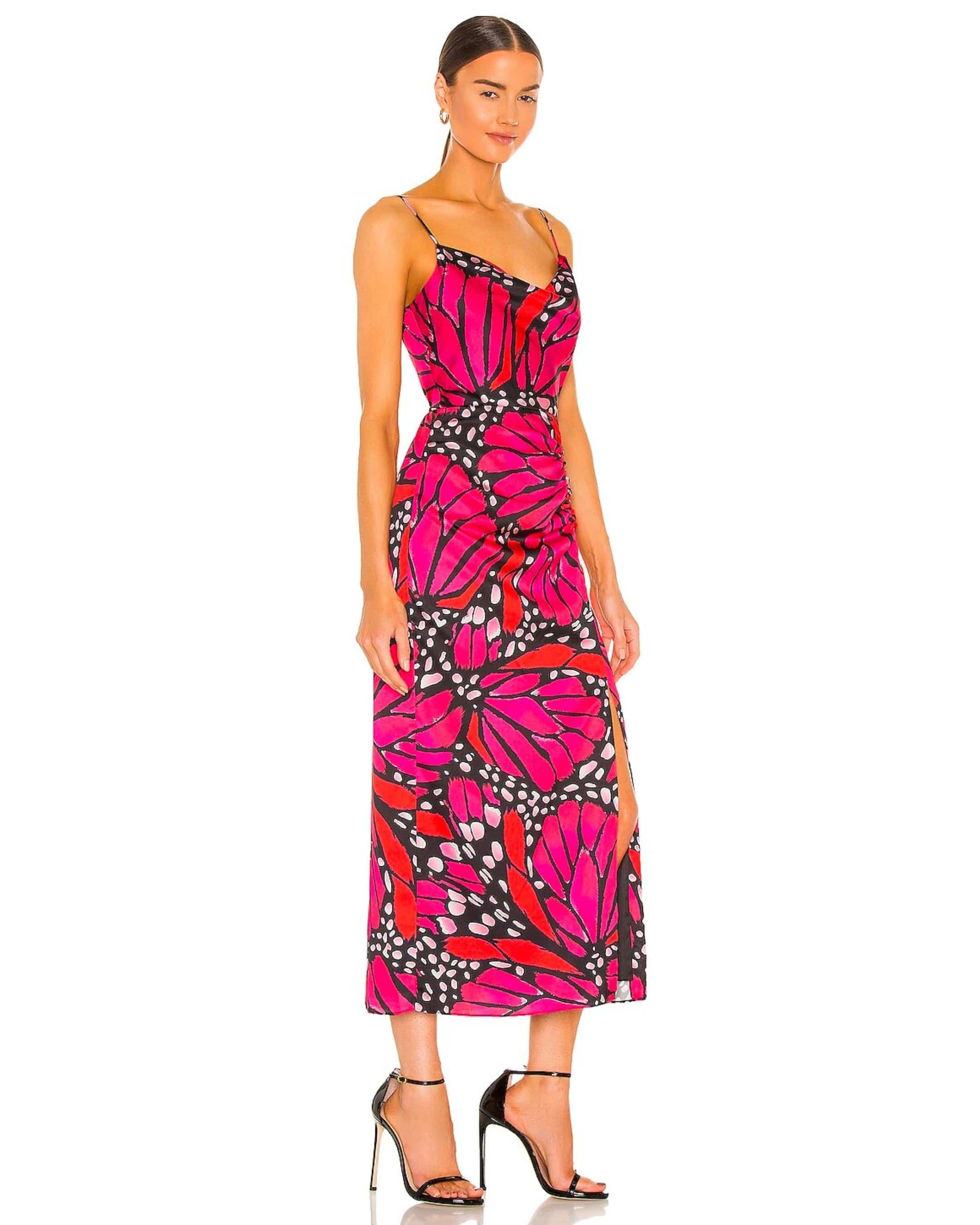 Lilliana Graphic Butterfly Dress