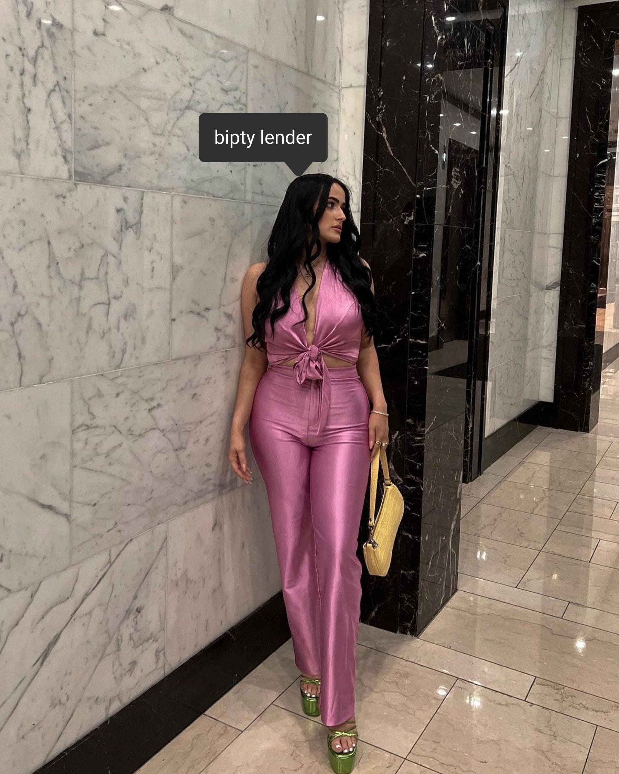 Blush Donna Halter & Hustle Pant