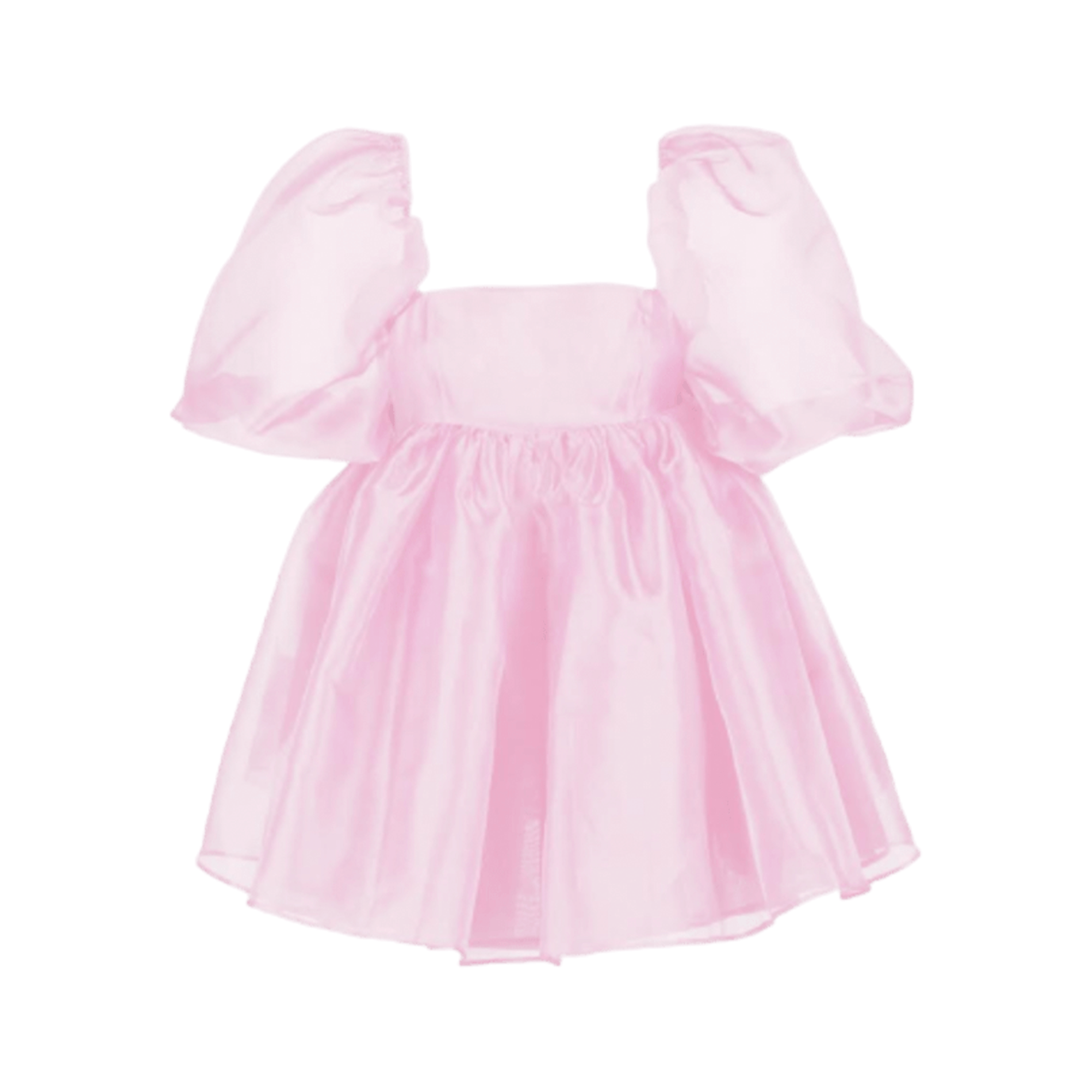 Angel Delight Puff Dress in Pink