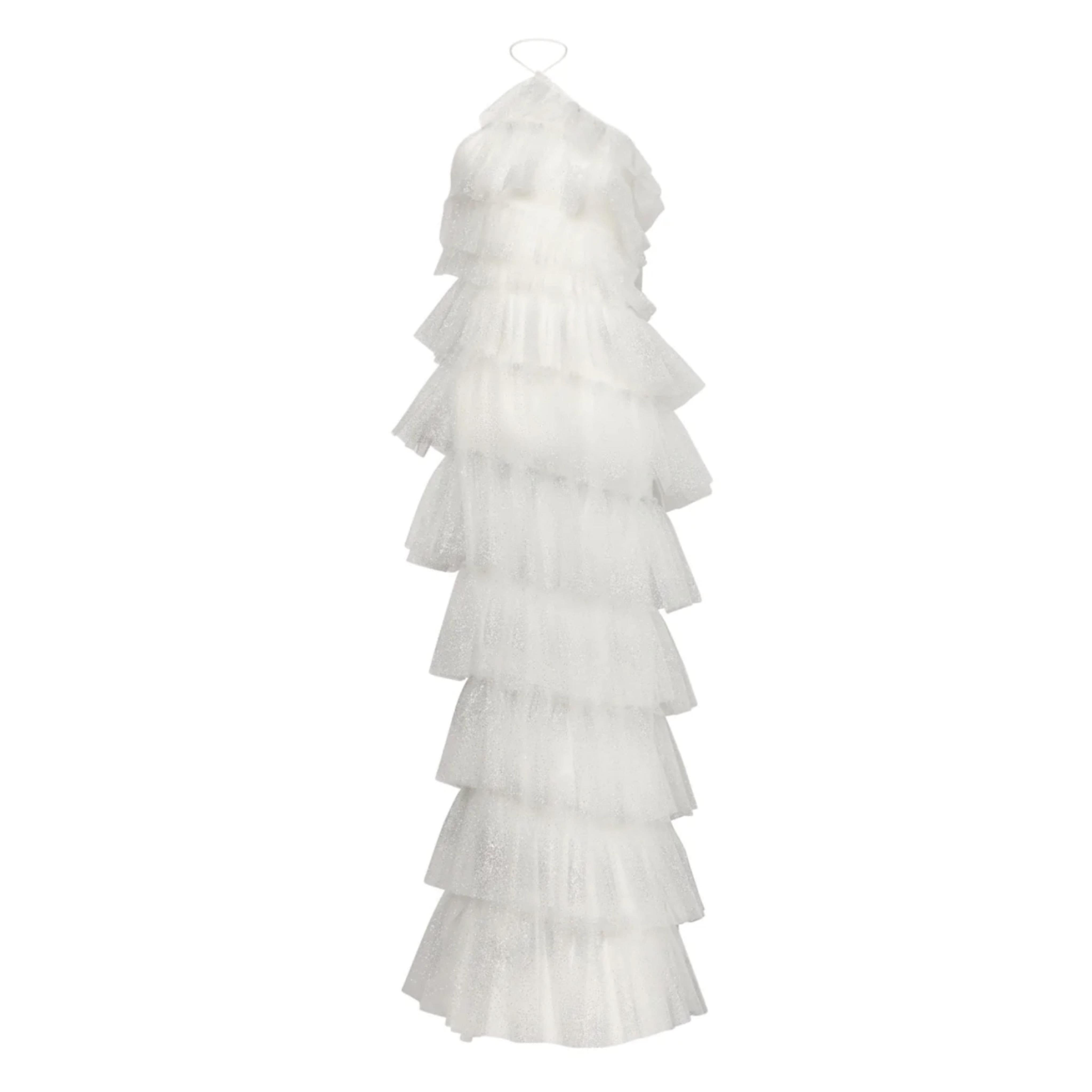 Henri Gown in Blanc Sparkle