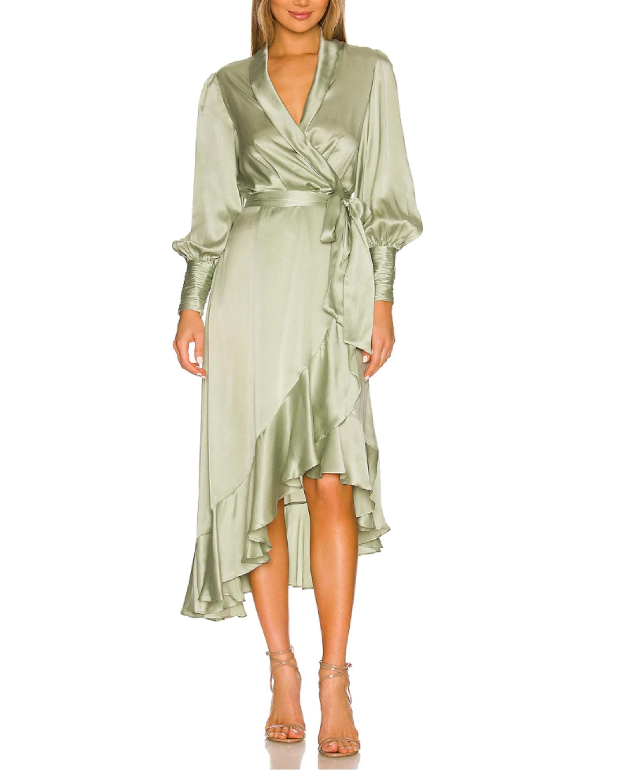 Zimmerman silk outlet wrap dress